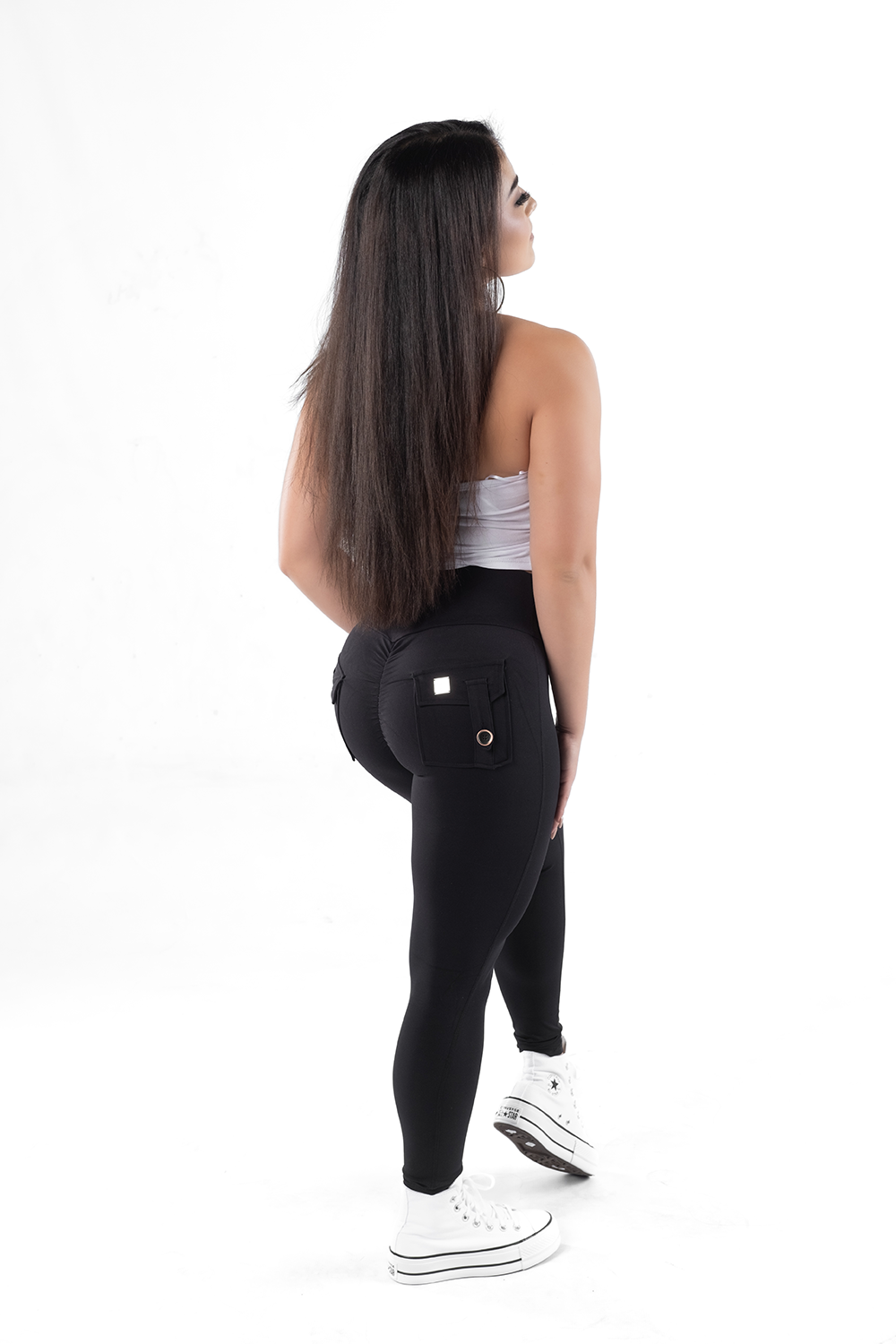 Phoenix Arise Black High Waist Leggings